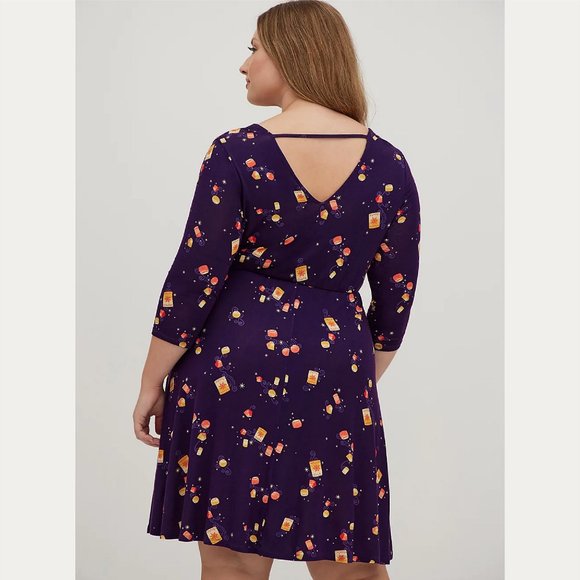 Torrid SKATER DRESS - SUPER SOFT DISNEY TANGLED LANTERN TOSS - Picture 4 of 5